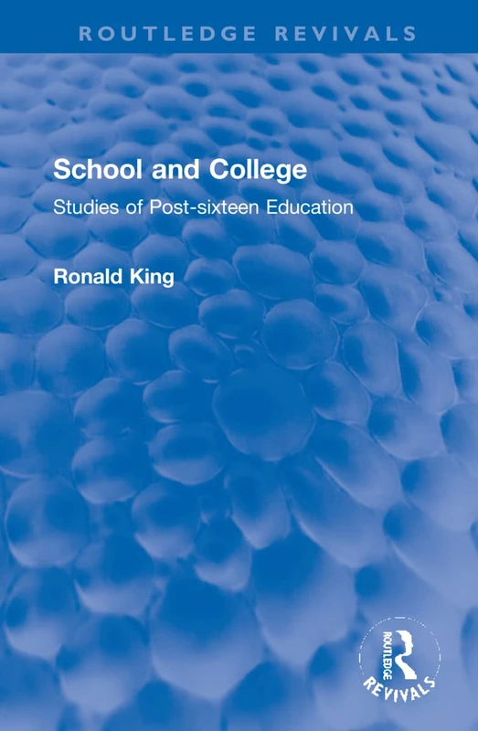 School and College: Studies of Post-sixteen Education (Routledge Revivals)