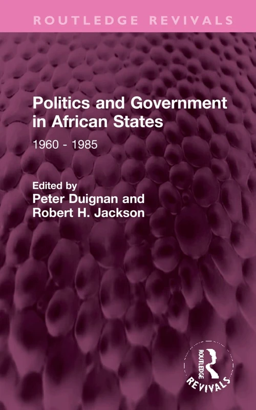 Routledge Politics and Government in African States Book