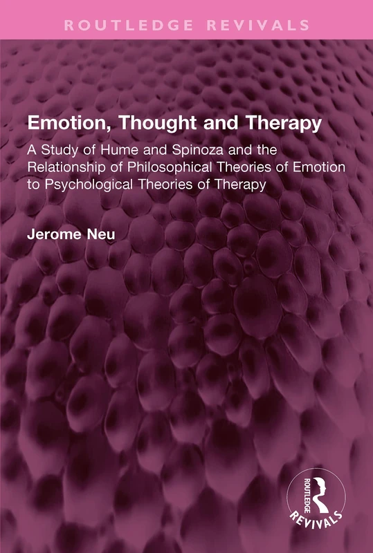 Routledge Emotion, Thought and Therapy - Hume and Spinoza Study