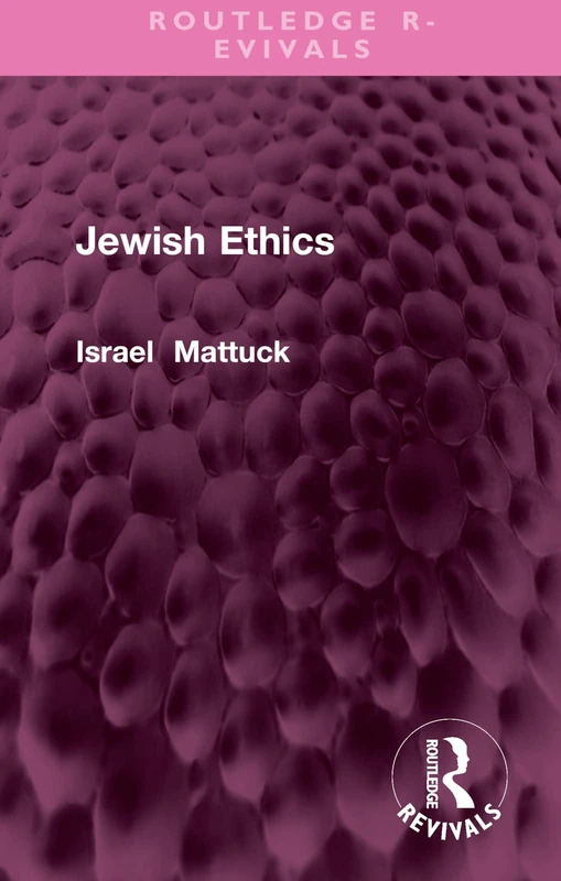 Jewish Ethics (Routledge Revivals)