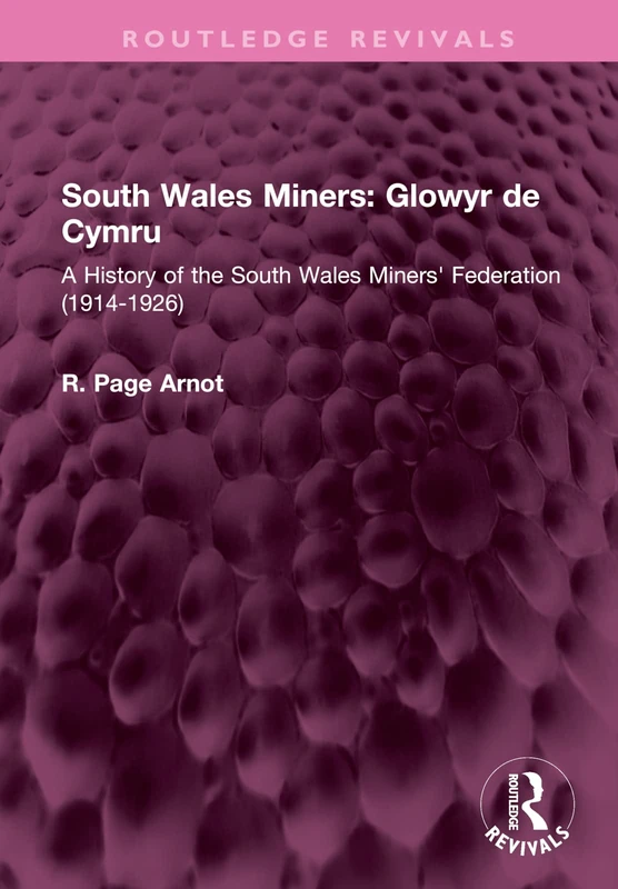 South Wales Miners: Glowyr de Cymru: A History of the South Wales Miners' Federation (1914-1926) (Routledge Revivals)