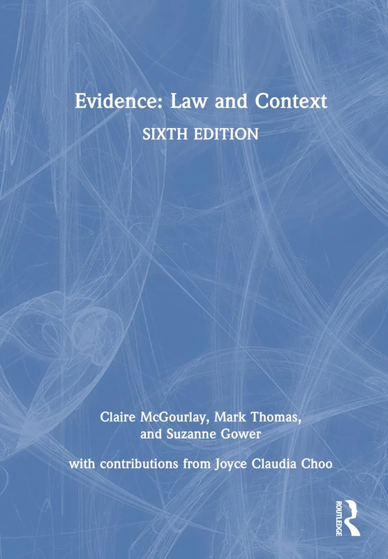 Routledge Evidence: Law and Context - Legal Textbook