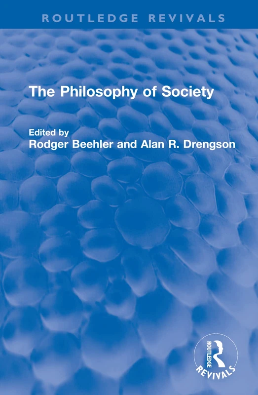 Routledge The Philosophy of Society (Routledge Revivals) Book