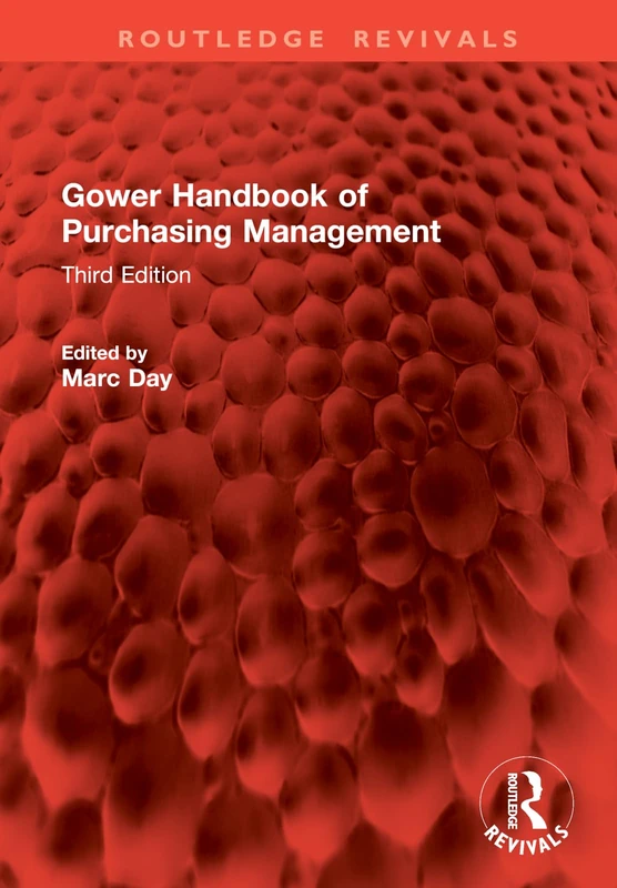 Gower Handbook of Purchasing Management: Third Edition (Routledge Revivals)