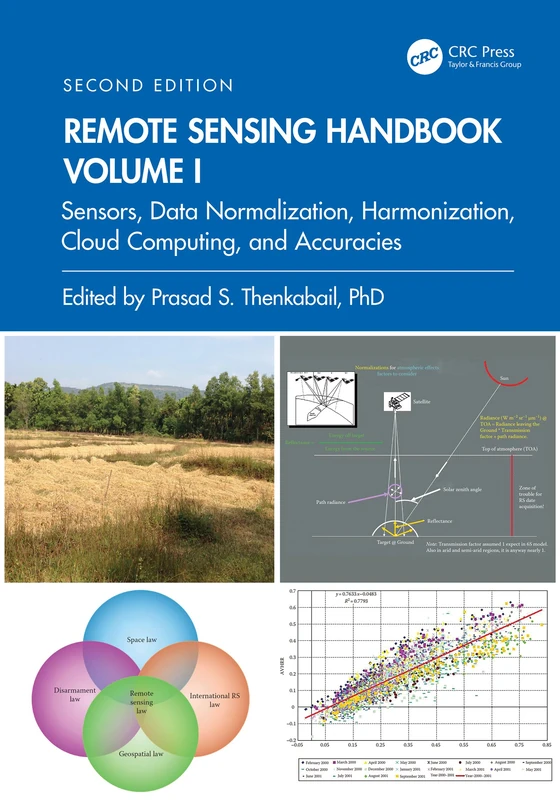 Remote Sensing Handbook, Volume I: Sensors, Data Normalization, Harmonization, Cloud Computing, and Accuracies - Image 1
