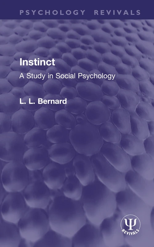 Routledge Instinct: A Study in Social Psychology Book