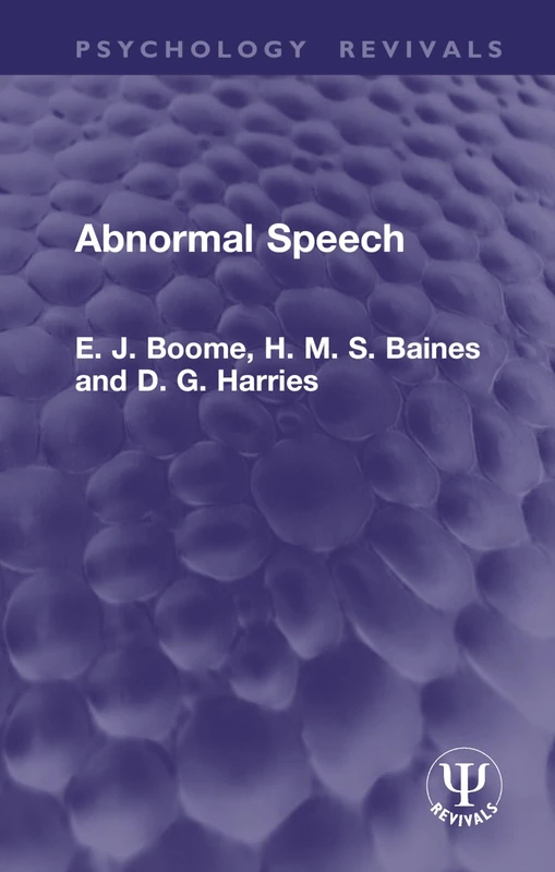 Abnormal Speech (Psychology Revivals)