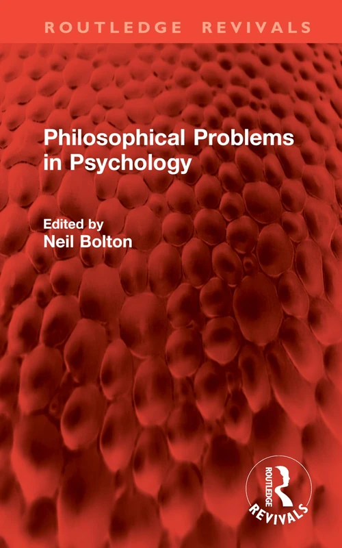 Philosophical Problems in Psychology (Routledge Revivals)