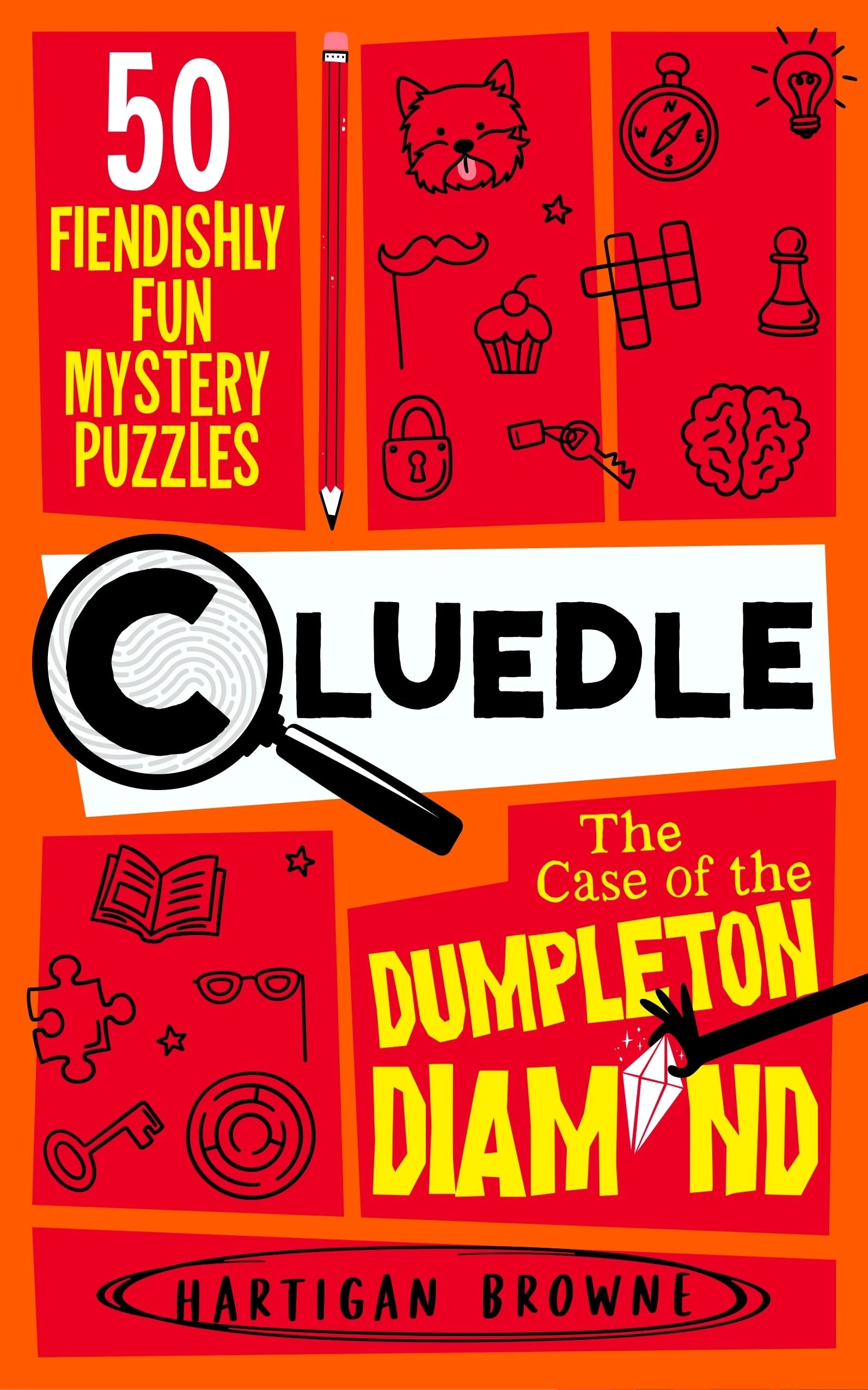 Cluedle - The Case of the Dumpleton Diamond: 50 Fiendishly Fun Mystery Puzzles for the Whole Family - Number 1 Bestseller (Cluedle, 1)