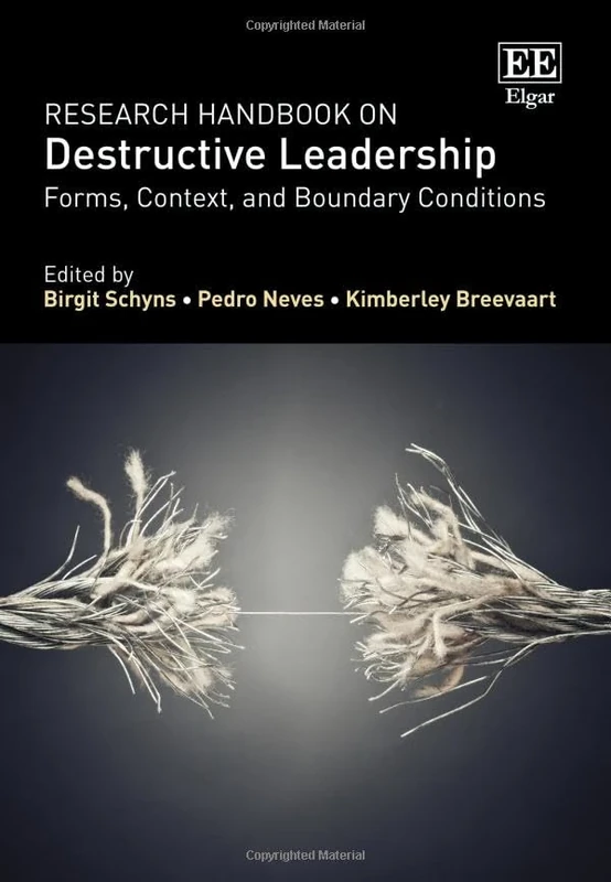 Research Handbook on Destructive Leadership: Forms, Context, and Boundary Conditions (Research Handbooks in Business and Management series)