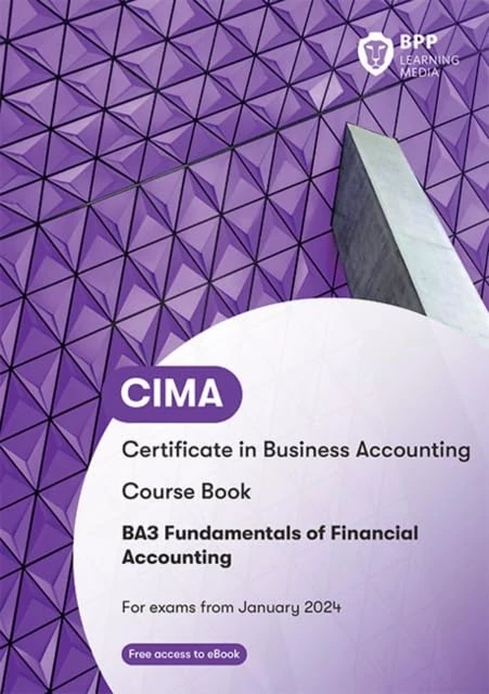 CIMA BA3 Fundamentals of Financial Accounting: Course Book