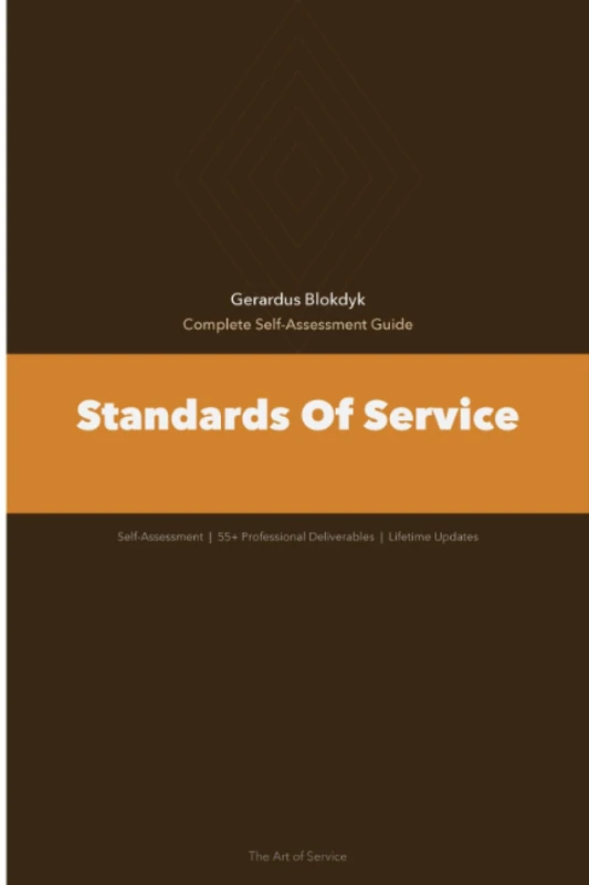 Standards Of Service A Complete Guide