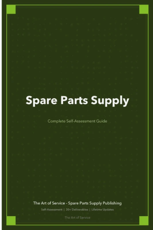 Spare Parts Supply A Complete Guide