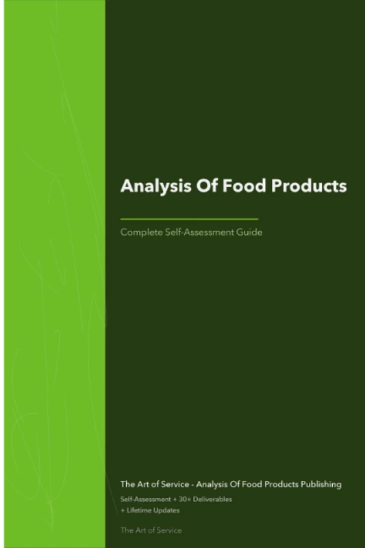 Analysis Of Food Products A Complete Guide