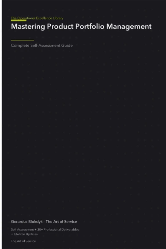 The Operational Excellence Library; Mastering Product Portfolio Management
