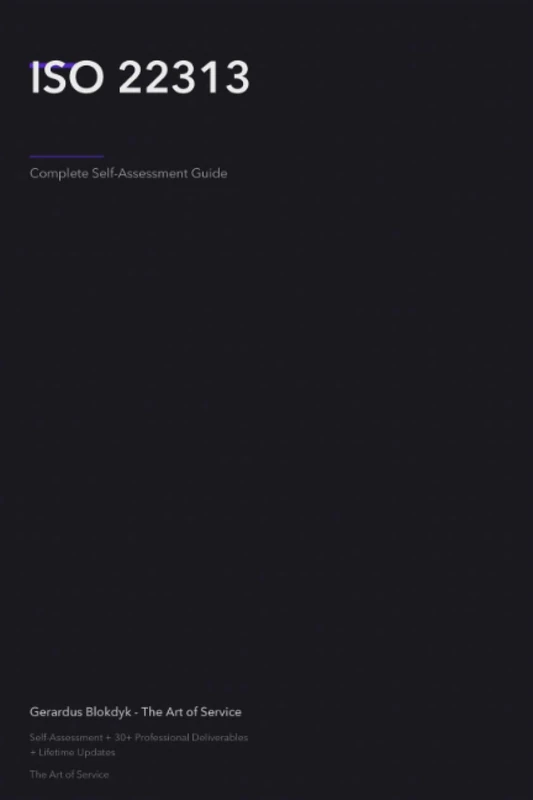 The Operational Excellence Library; Mastering ISO 22313