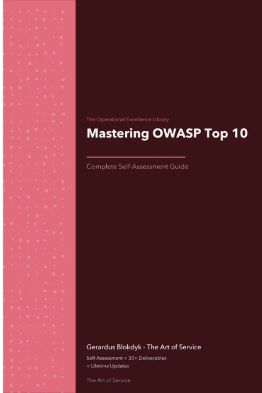 The Operational Excellence Library; Mastering OWASP Top 10