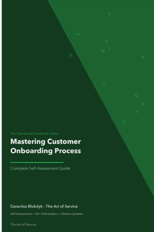 The Operational Excellence Library; Mastering Customer Onboarding Process