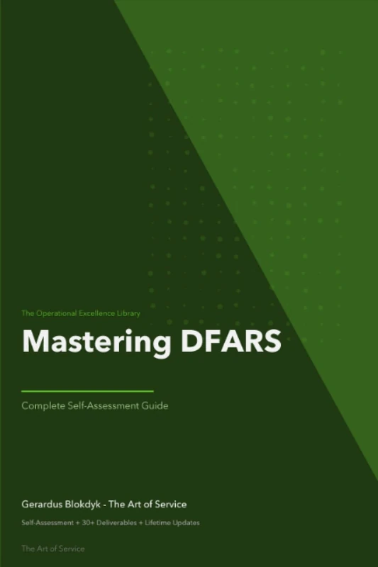 The Operational Excellence Library; Mastering DFARS - Image 1