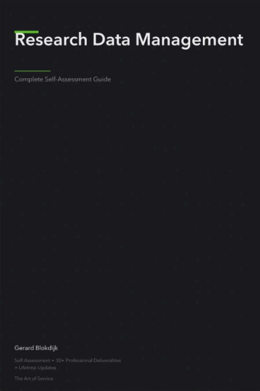 The Operational Excellence Library; Mastering Research Data Management