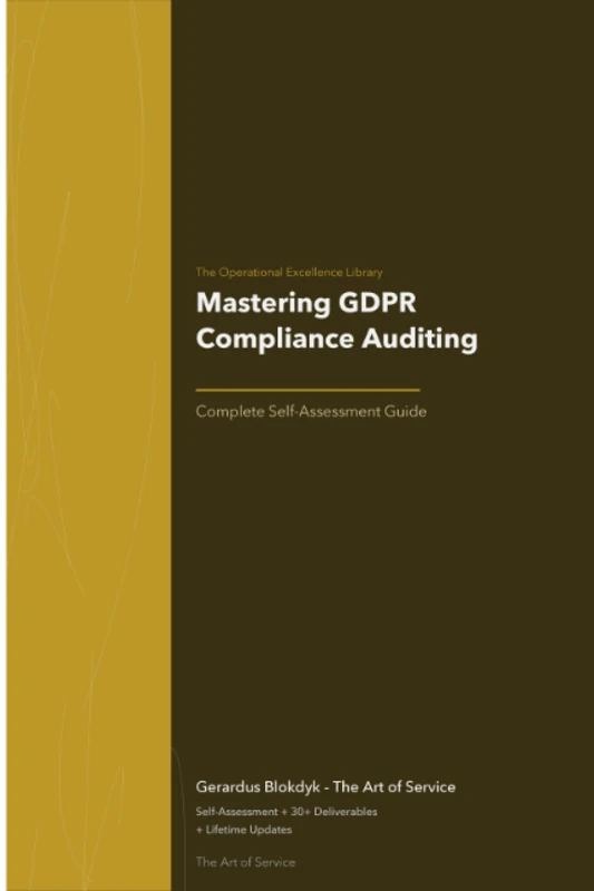 The Operational Excellence Library; Mastering GDPR Compliance Auditing