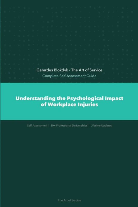 The Operational Excellence Library; Mastering Understanding the Psychological Impact of Workplace Injuries