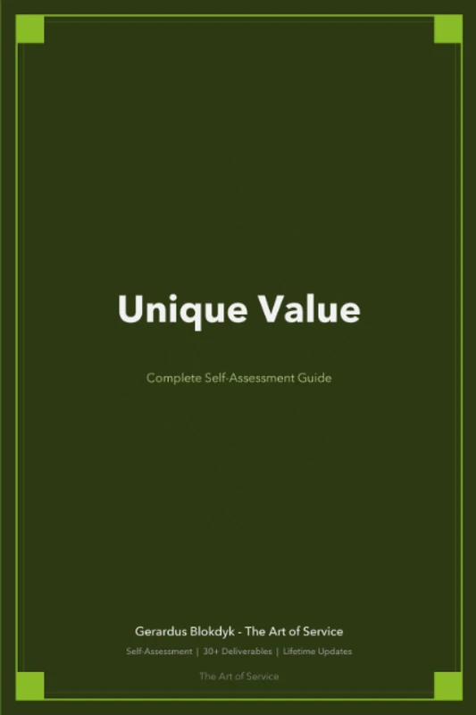 The Operational Excellence Library; Mastering Unique Value