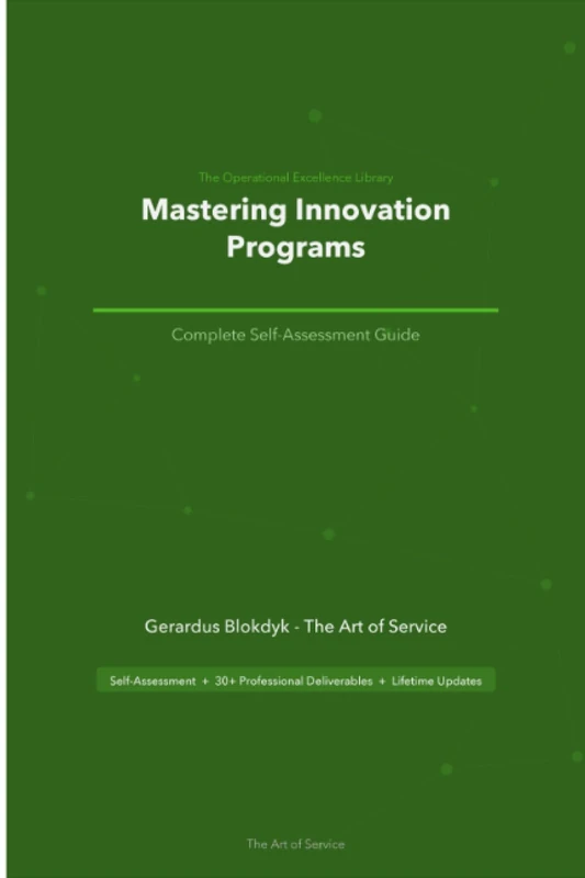 The Operational Excellence Library; Mastering Innovation Programs