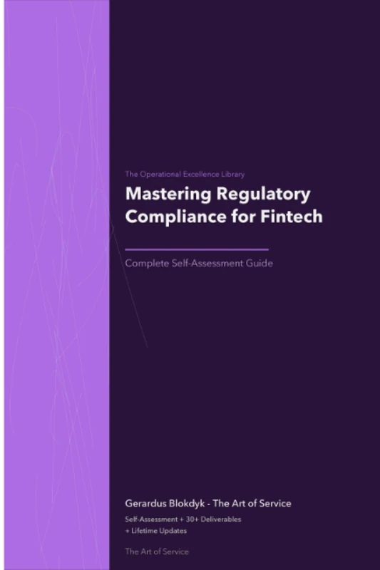 The Operational Excellence Library; Mastering Regulatory Compliance for Fintech