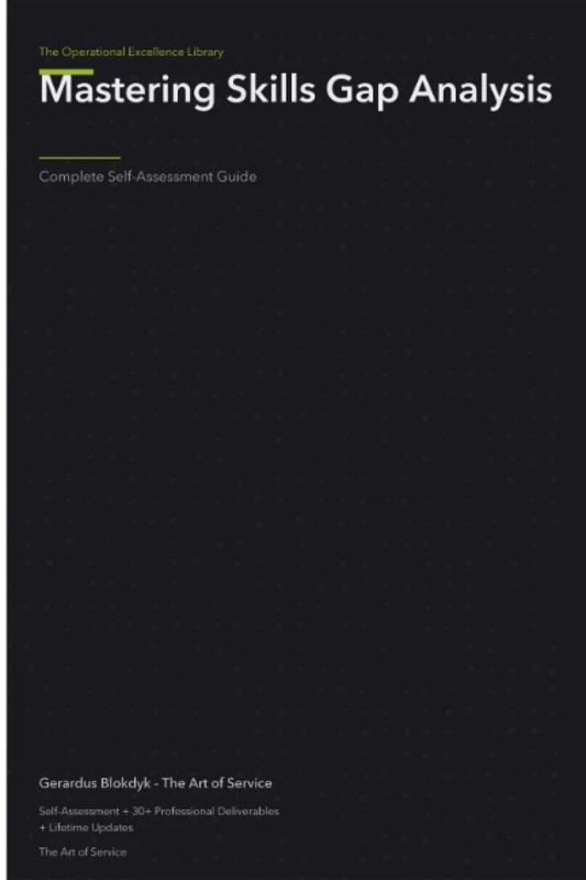 The Operational Excellence Library; Mastering Skills Gap Analysis