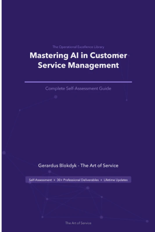 The Operational Excellence Library; Mastering AI in Customer Service Management