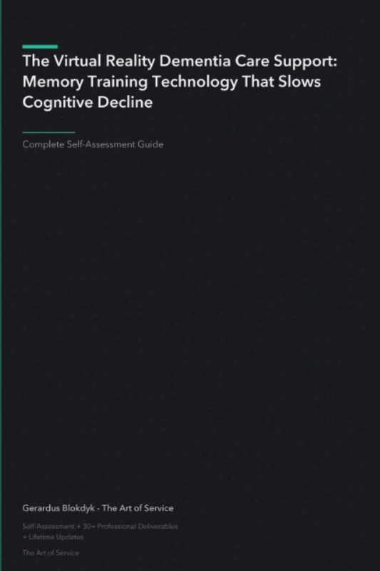 The Virtual Reality Dementia Care Support: Memory Training Technology That Slows Cognitive Decline