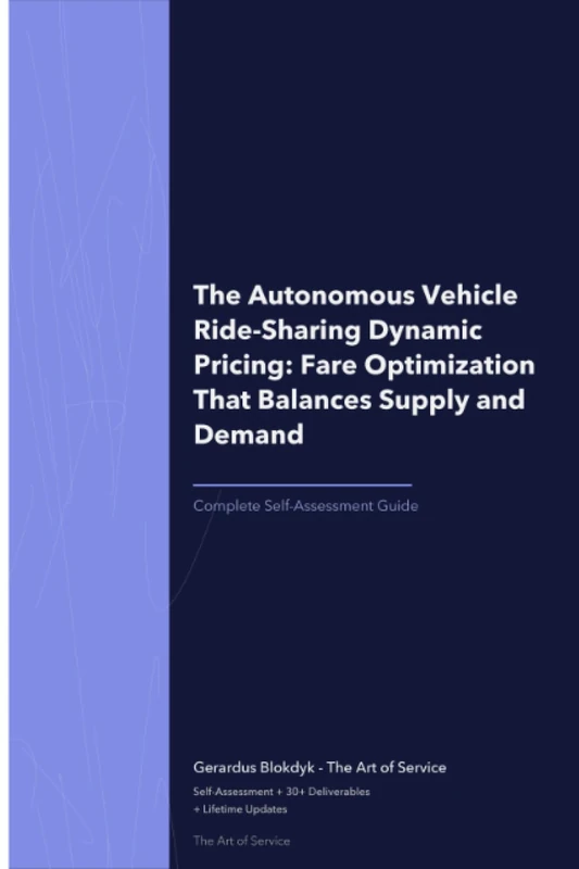 The Autonomous Vehicle Ride-Sharing Dynamic Pricing: Fare Optimization That Balances Supply and Demand
