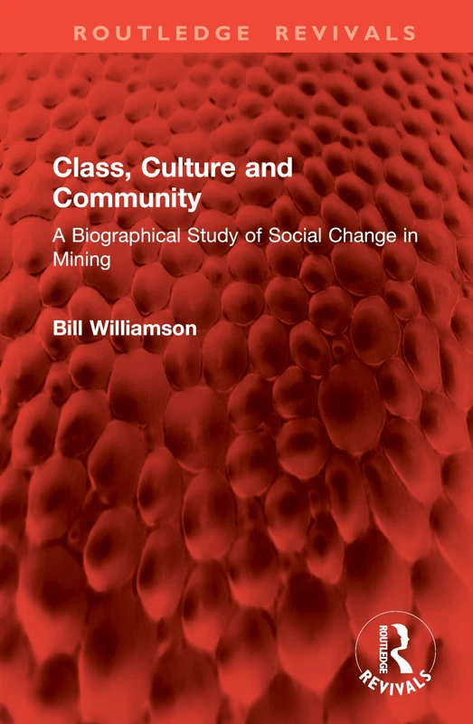 Class, Culture and Community: A Biographical Study of Social Change in Mining (Routledge Revivals)