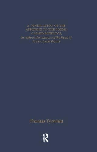 Thomas Chatterton: Early Sources and Responses