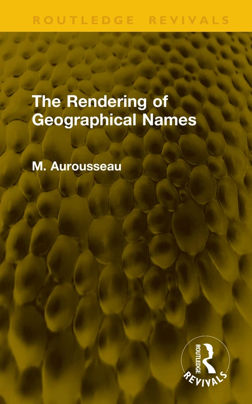 The Rendering of Geographical Names - Image 1