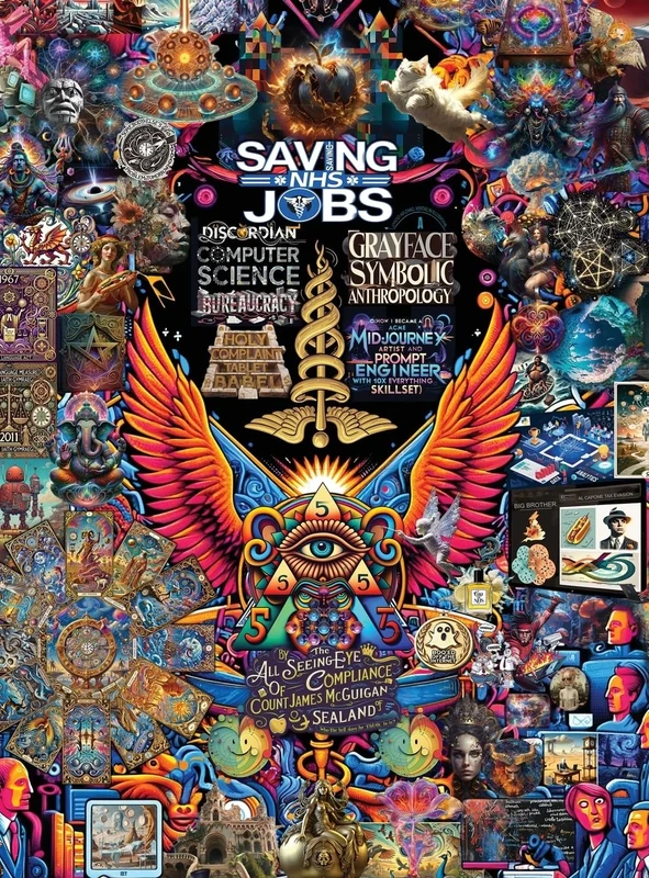 Saving NHS Jobs: Discordian Computer Science Bureaucracy - Grayface Symbolic Anthropology - Holy Complaint Tablet of Babel (or how I became a ... Engineer with the 10x Everything skillset) - Image 1