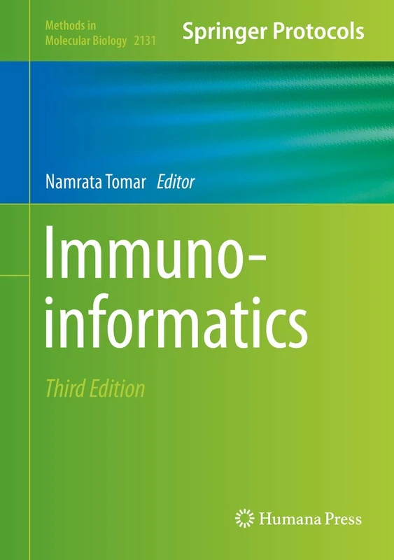 Humana Immunoinformatics: 2131 - Methods in Molecular Biology