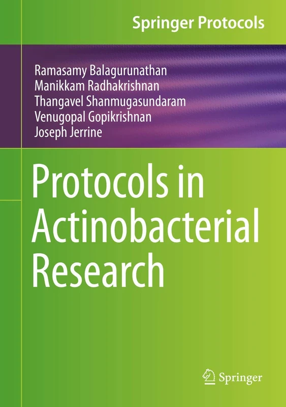 Springer Protocols in Actinobacterial Research Handbook