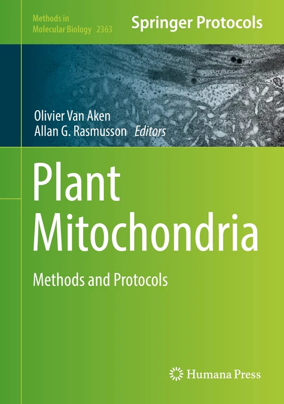 Humana Plant Mitochondria: Methods and Protocols 2363 Book