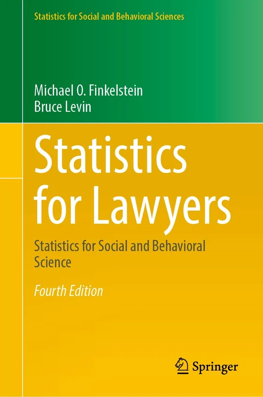 Statistics for Lawyers: Statistics for Social and Behavioral Science: 189