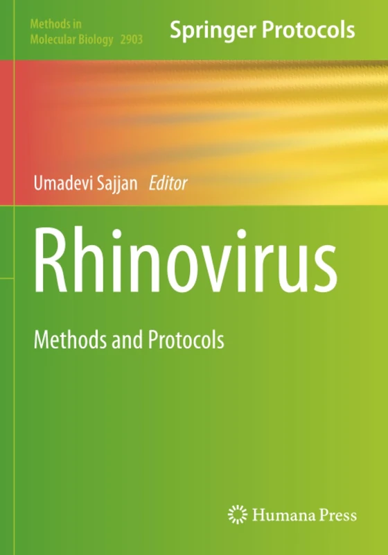 Rhinovirus: Methods and Protocols (Methods in Molecular Biology) - Image 1