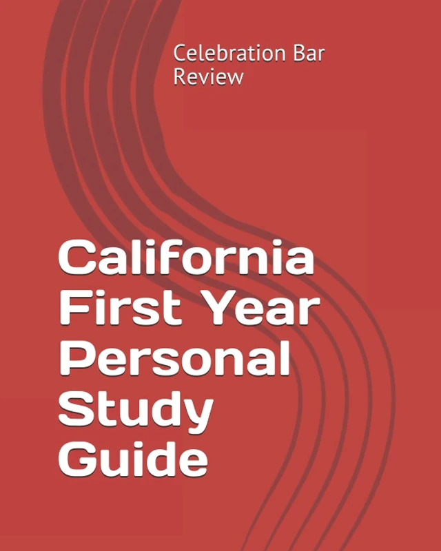 California First Year Personal Study Guide