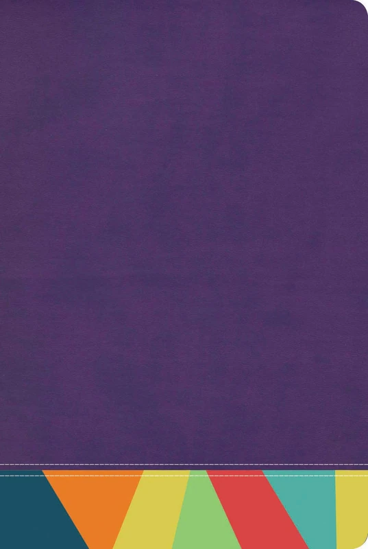 RVR 1960 Biblia de Estudio Arco Iris, morado/multicolor: Reina-Valera 1960, morado simil piel, / Multicolor, Leathertouch, tradicional & verdadera