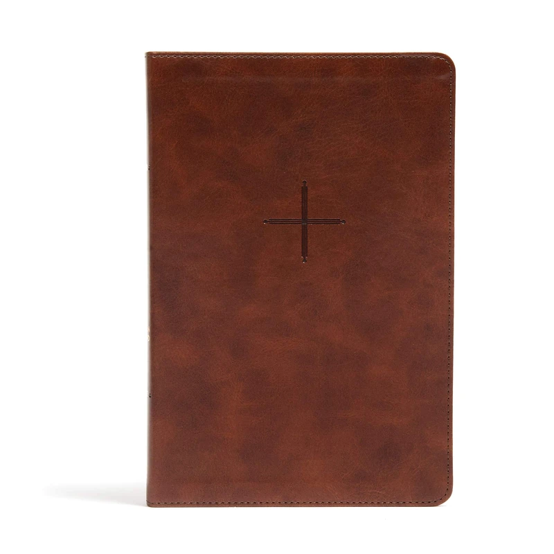 Holman Bibles CSB Every Day with Jesus Daily Bible - Brown