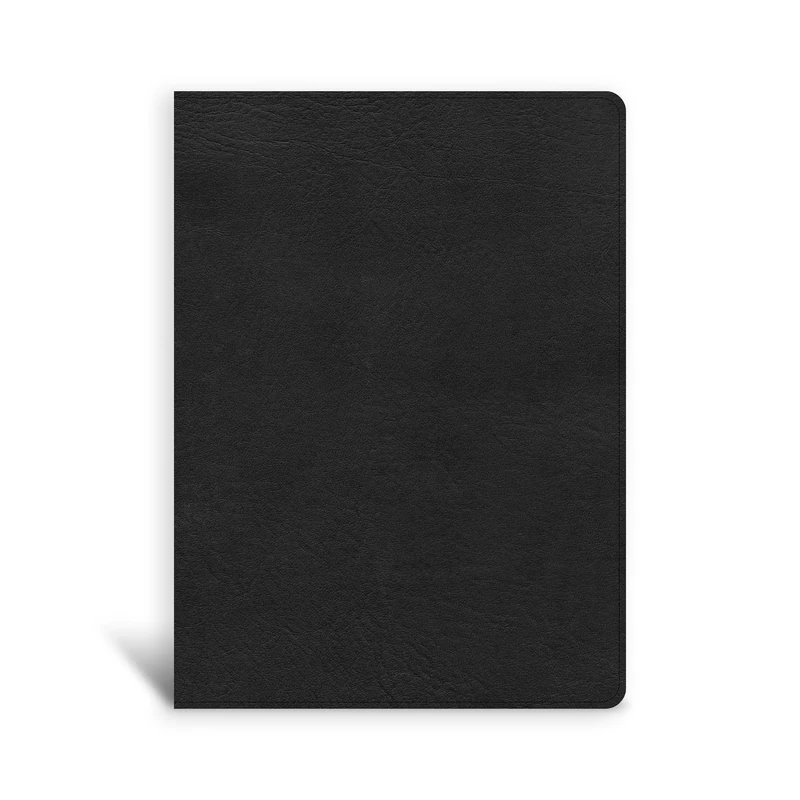 CSB Single-Column Wide-Margin Bible, Black LeatherTouch: Christian Standard Bible, Black, Leathertouch, Single-Column Text, Wide Margins
