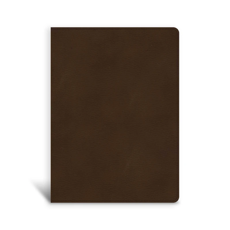 CSB Single-Column Wide-Margin Bible, Brown LeatherTouch: Christian Standard Bible, Brown, Leathertouch