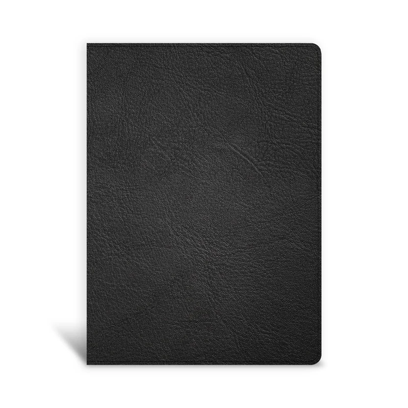 KJV Single-Column Wide-Margin Bible, Black Goatskin: King James Version, Single-column Wide-margin Bible, Premium Goatskin, Black (Holman Handcrafted Collection)
