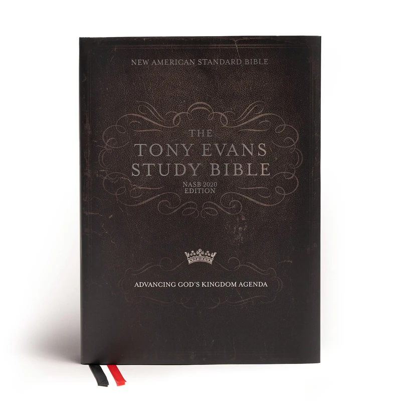 NASB Tony Evans Study Bible, Jacketed Hardcover: Advancing God's Kingdom Agenda