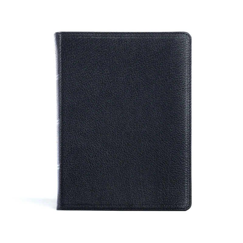 CSB Verse-By-Verse Pastor's Bible, Holman Handcrafted Collection, Black Premium Goatskin: Csb Pastor's Bible, Verse-by-verse Edition, Holman Handcrafted Collection, Black Goatskin